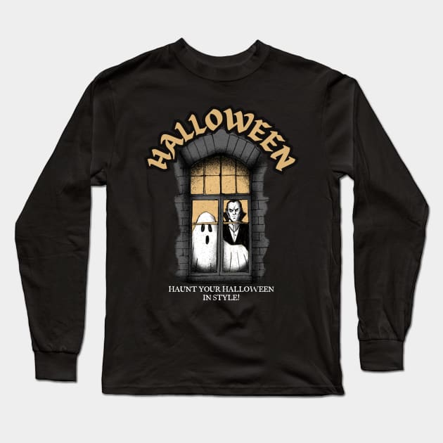 Halloween Long Sleeve T-Shirt by tee-sailor